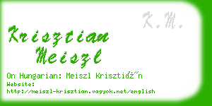 krisztian meiszl business card